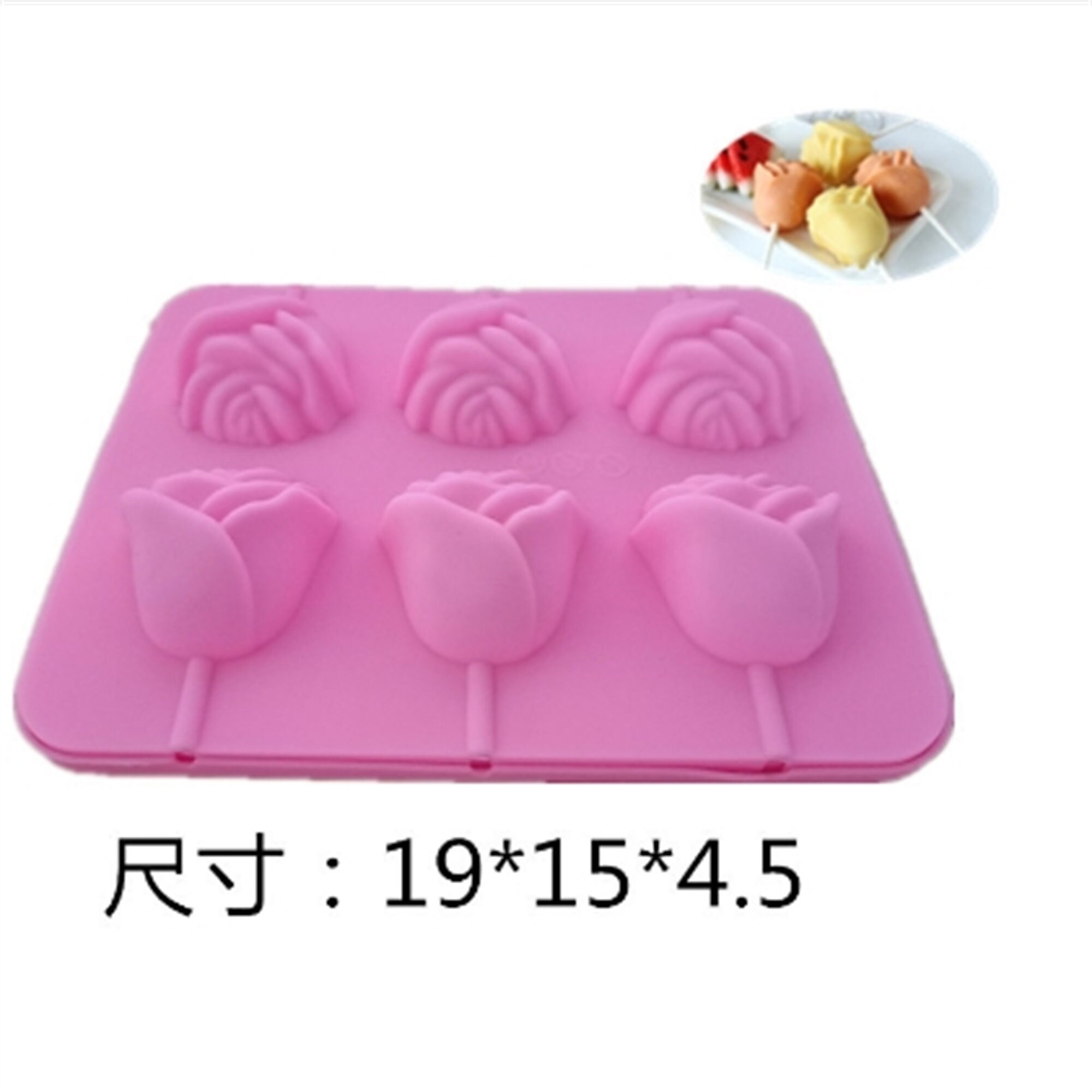 Rose Flower Ice Cube Mold Chocolate Cookie Cup Cake Baking Soap Mold -  China Rose Flower Silicone Tray and Cake Bread Pudding Chocolate Muffin  Soap price