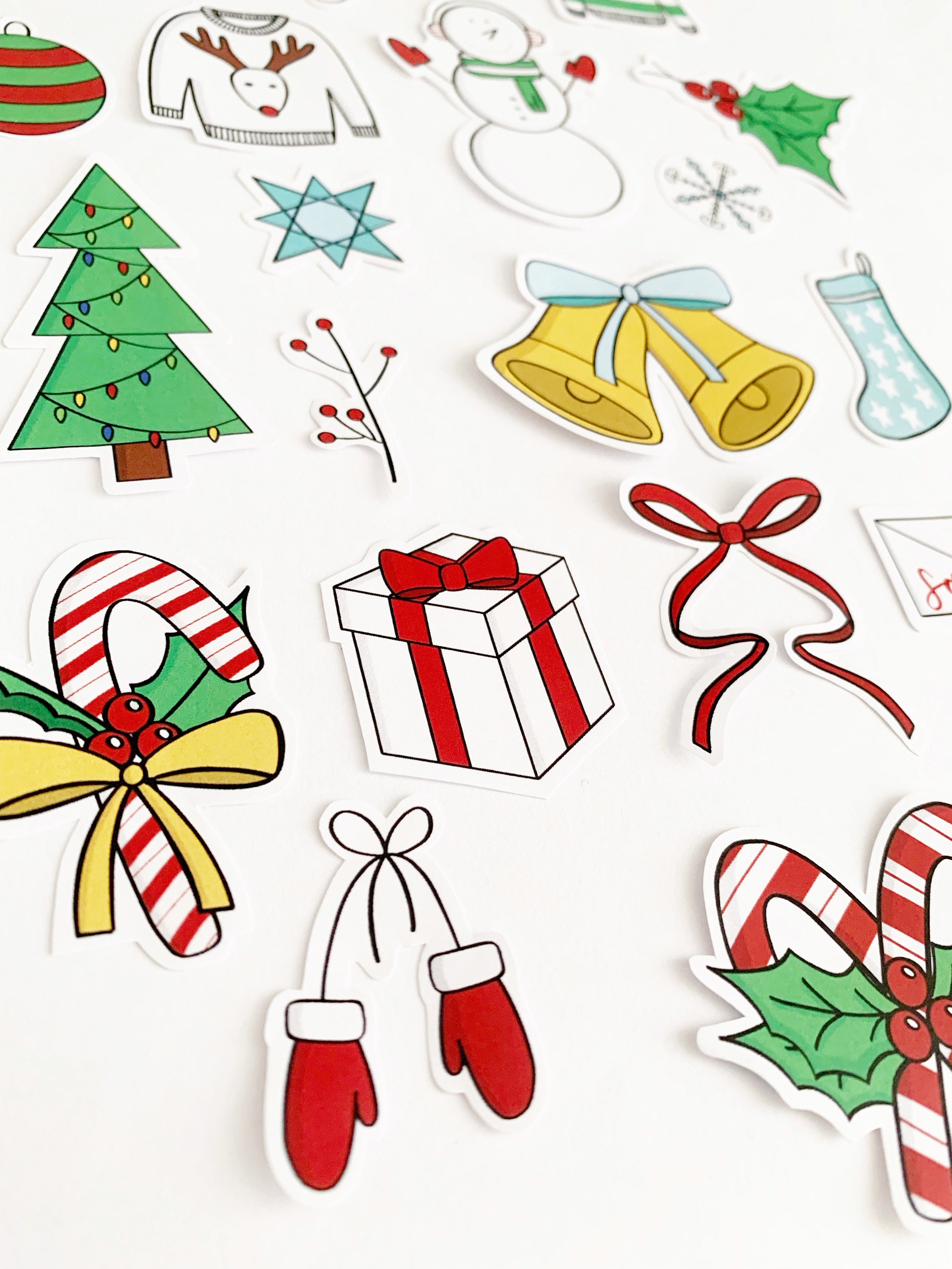 Christmas Stickers Etsy