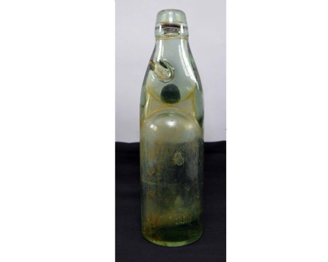Vintage Victory Soda Bottle Indian Drink Dark Bulb Neck Rustic Decor