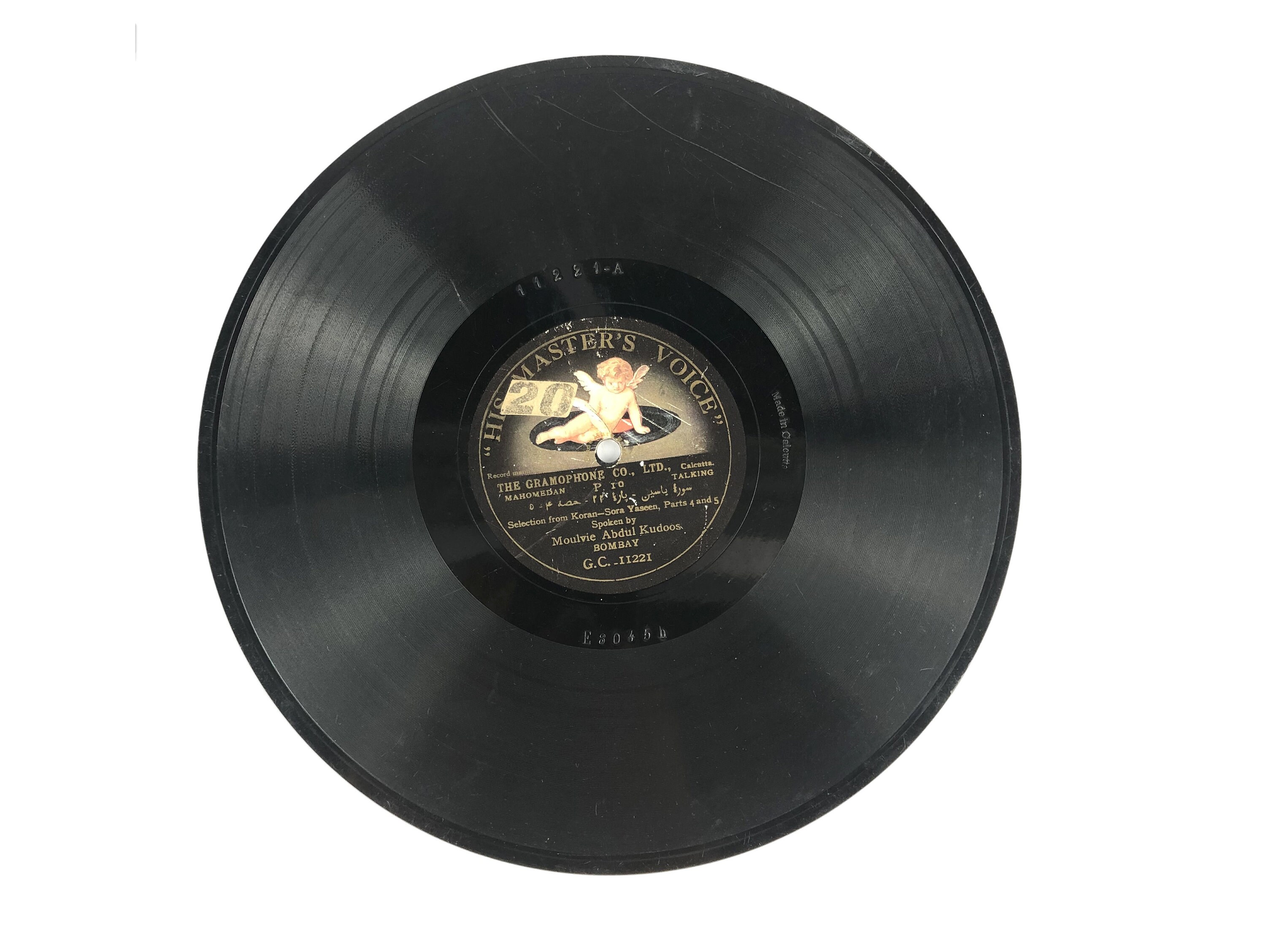 Made In Calcutta His Master's Voice Grammophone Record con copertina  originale Disco in vinile vintage Disco da collezione Room Décor i46-251 -   Italia