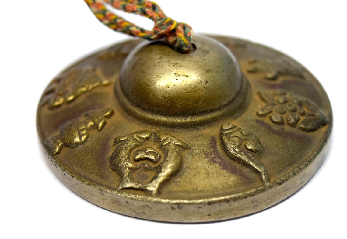 Unique Indian Bronze Bell Metal Cymbals Antique Musical Etsy