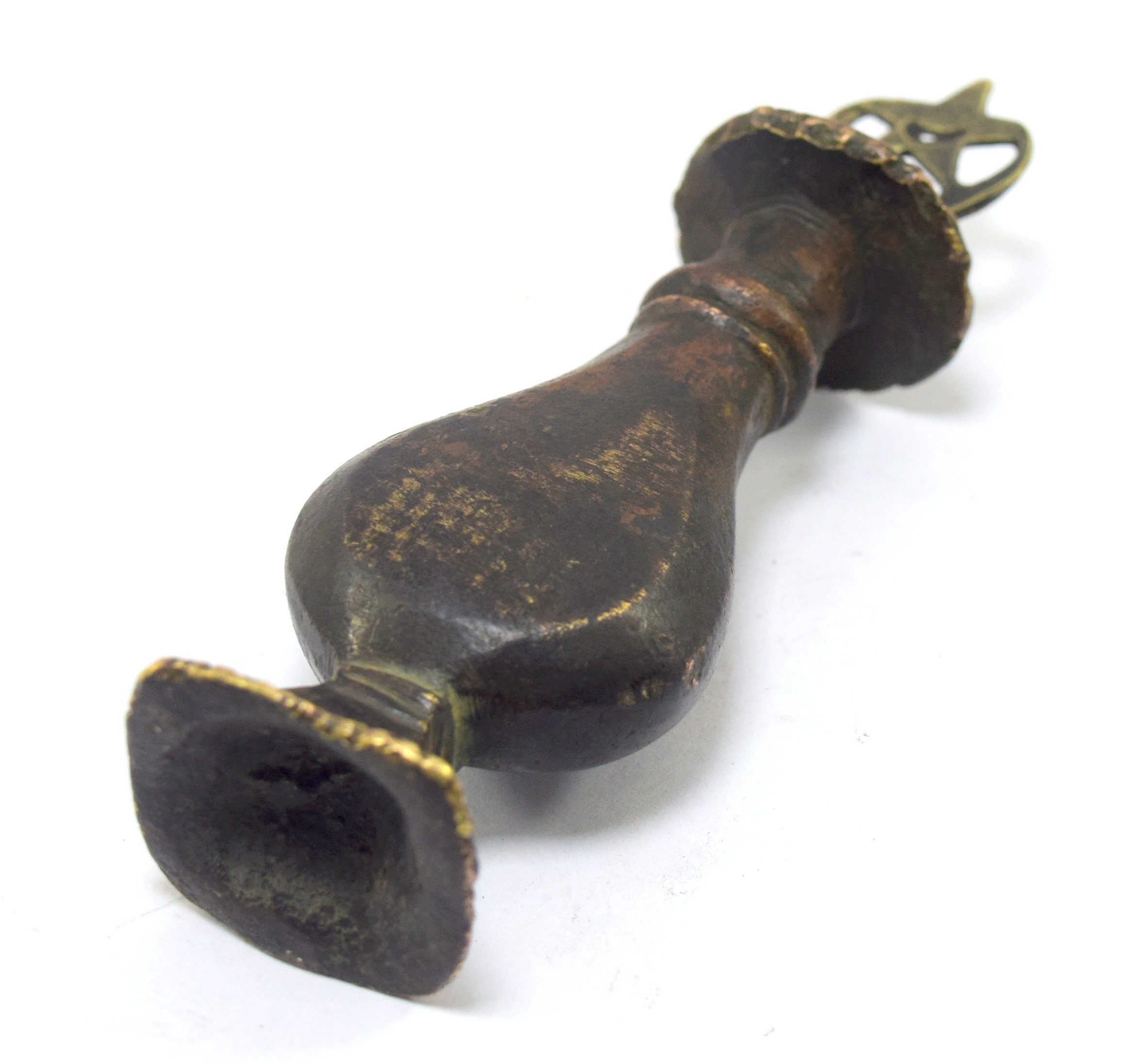 Islamic Design Vintage Brass Kohl Pot Indian Mascara Box Collyrium Box Brass Surma Eyeliner