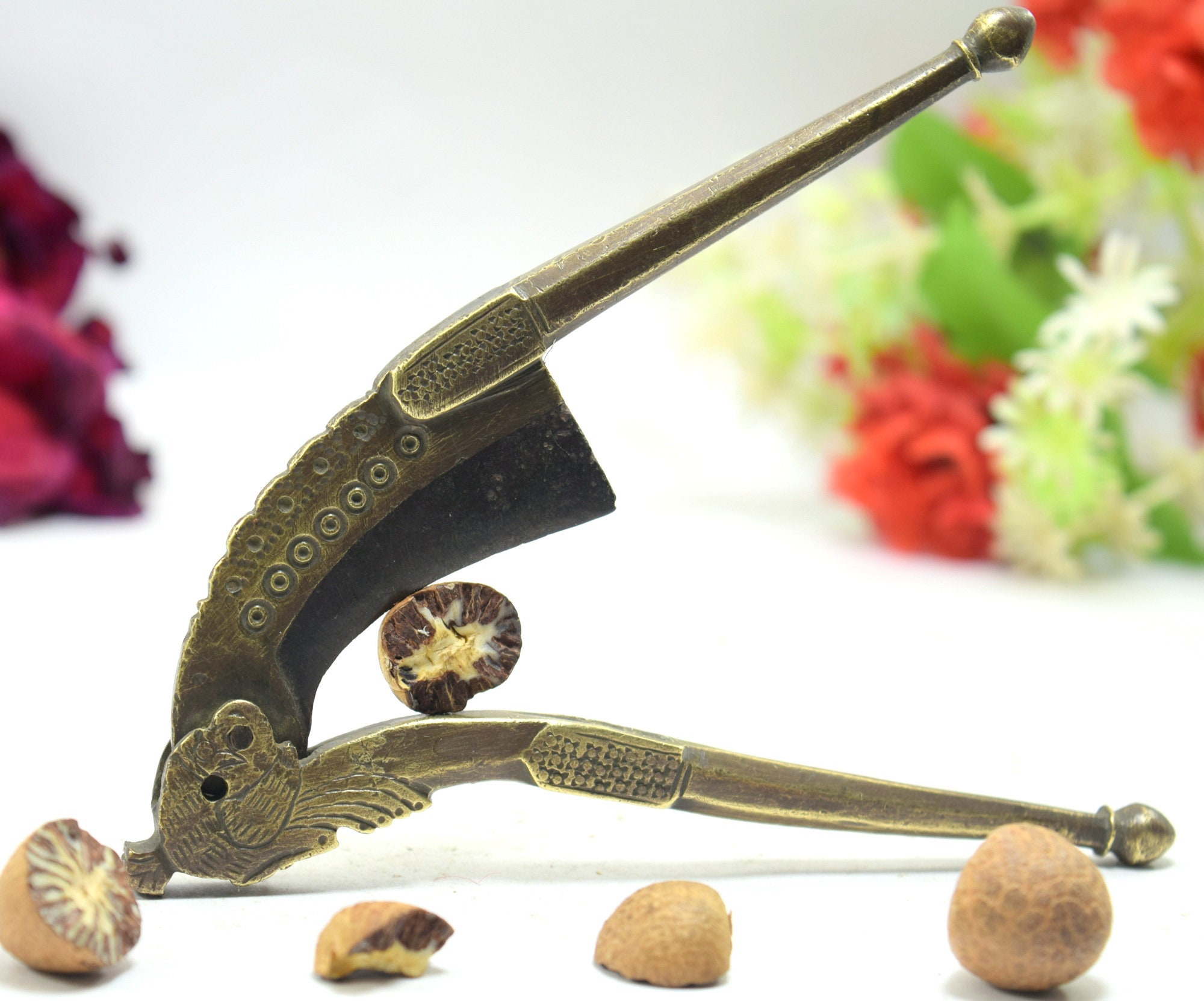 Sold at Auction: Persian Middle Eastern Old Brass Betel Nut Cutter