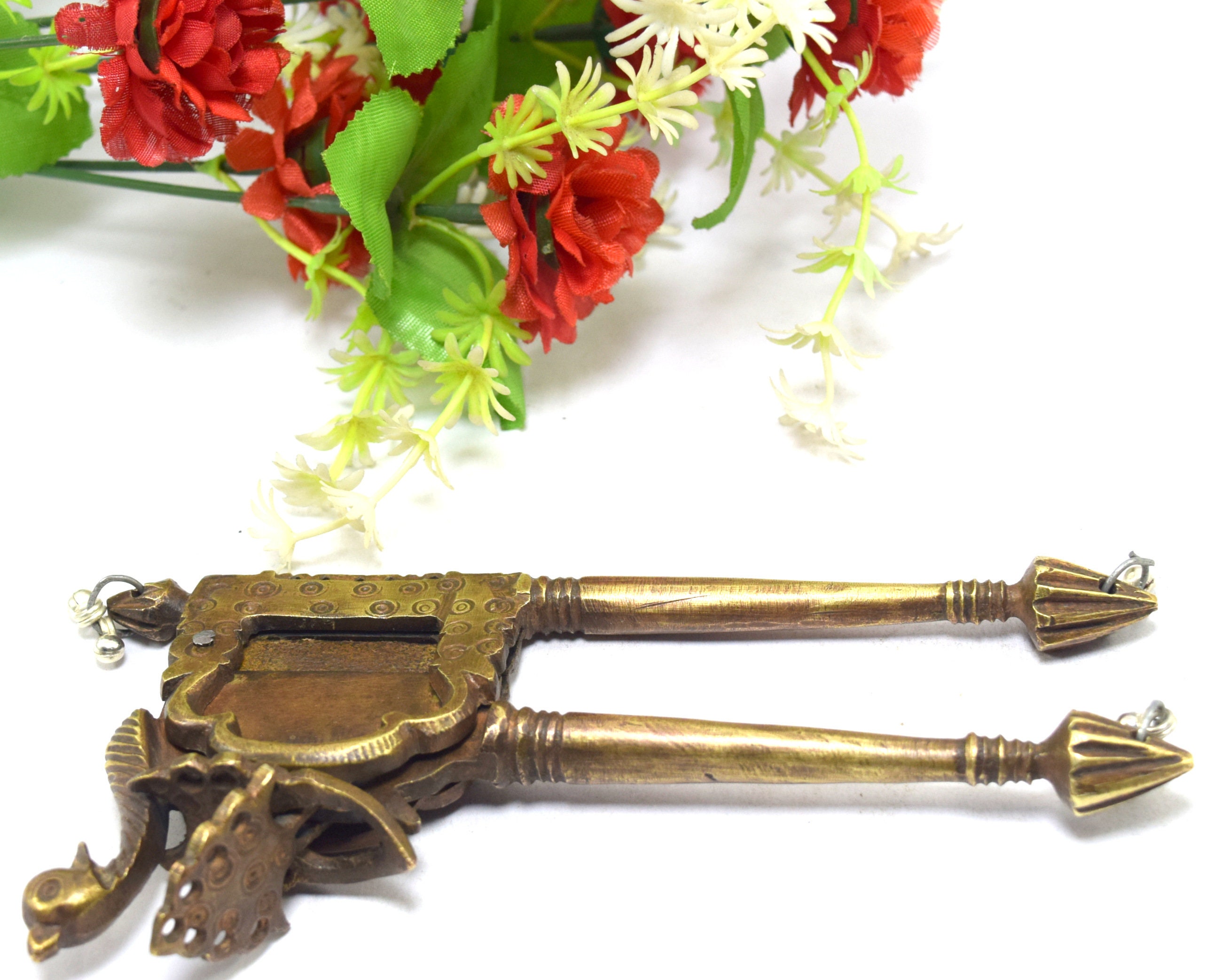 Vintage Brass Horse Betel Nut Cutter, South India (item #1396290)