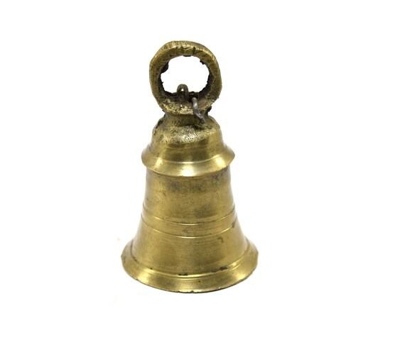 Antique Rustic Decor Indian Brass Cow Sheep Bell Pet Animal Etsy