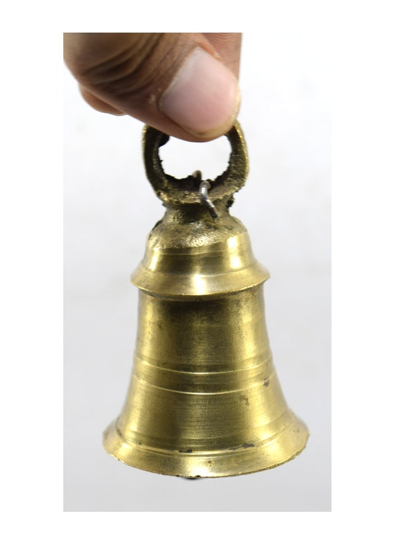 Antique Rustic Decor Indian Brass Cow Sheep Bell Pet Animal Etsy
