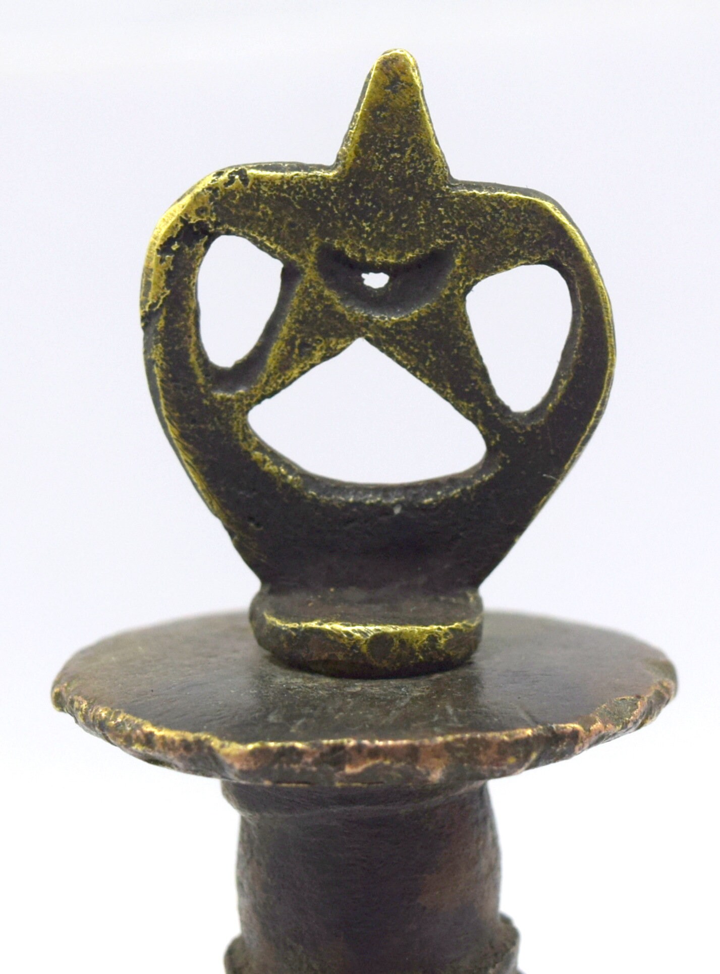 Islamic Design Vintage Brass Kohl Pot Indian Mascara Box Collyrium Box Brass Surma Eyeliner