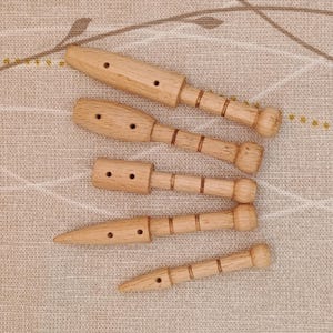 Half-Cone Sticks for Stumpwork Embroidery - Set of 5
