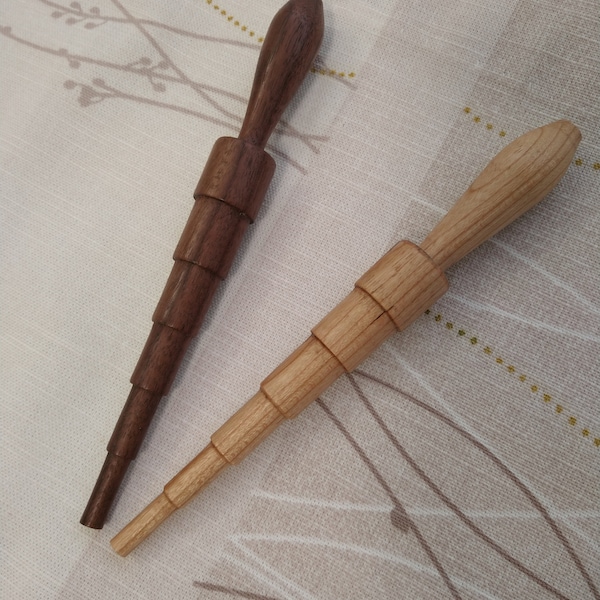 Small  Hedebo Gauge (Couronne Sticks) - Hand crafted to order from solid hardwood, ideal for needle lace and stump work