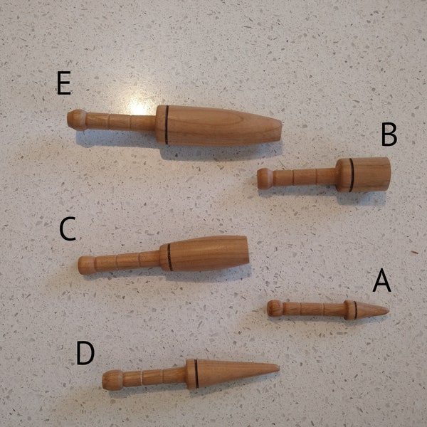 LARGE Half-Cone Sticks for Stumpwork Embroidery - Individual Items