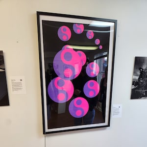 Psychedelic Yin Yang Blacklight Poster - Limited Edition