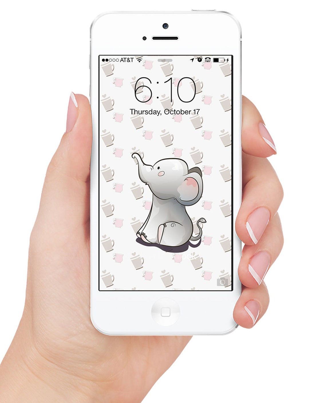 Iphone Cell Phone Wallpaper Baby Elephant Design Cup - Etsy Iphone Cell Phone Wallpaper Baby Elephant Design Cup - Etsy
