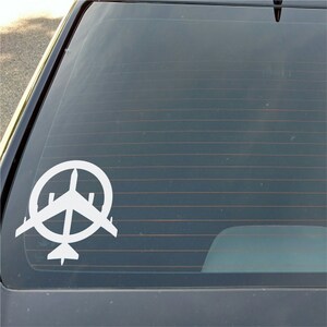 Peace Bomber Decal Sticker image 2