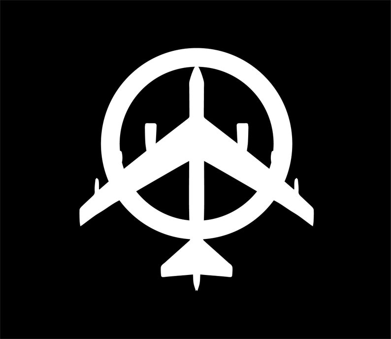 Peace Bomber Decal Sticker image 1