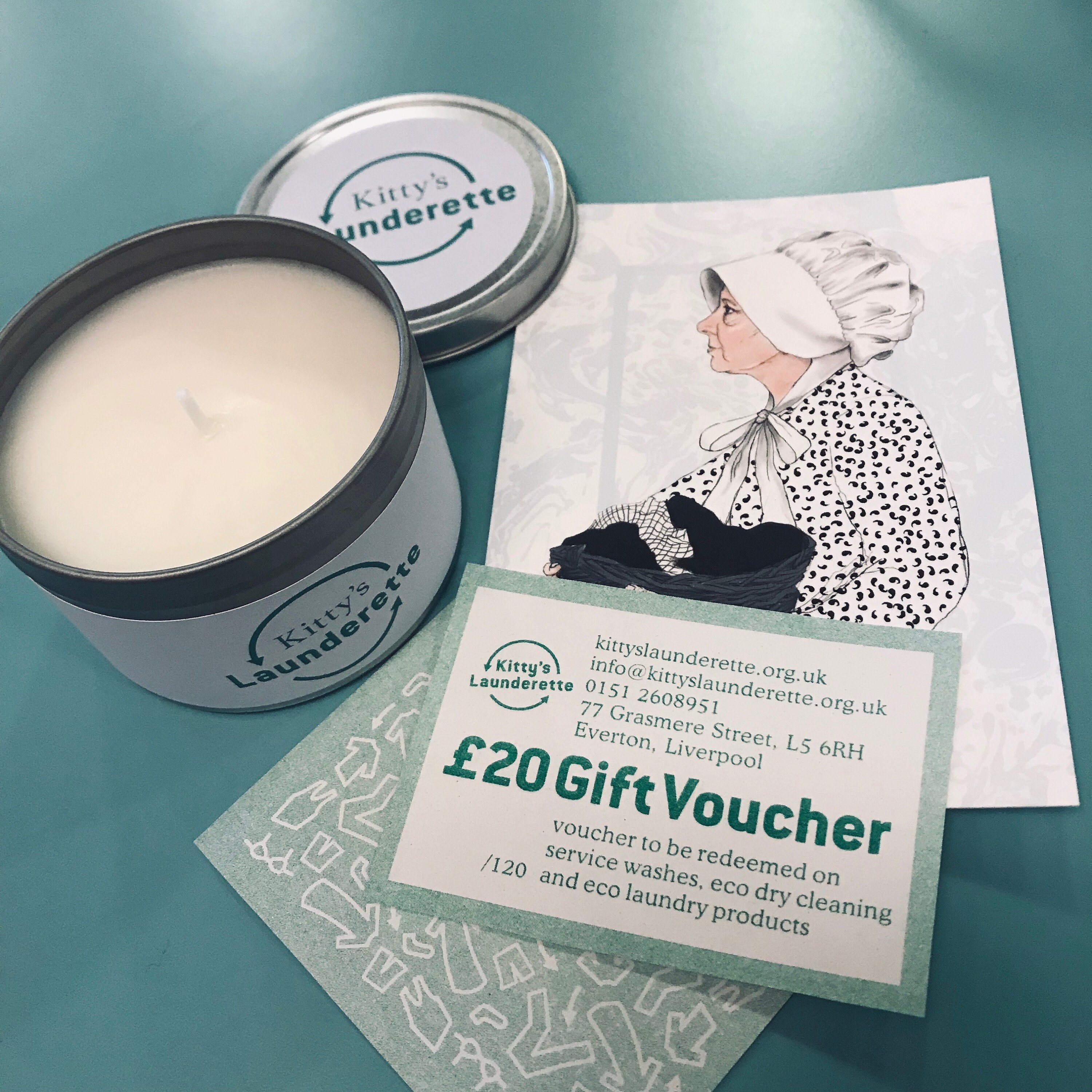 Christmas Gift Bundle Voucher candle and postcard Etsy