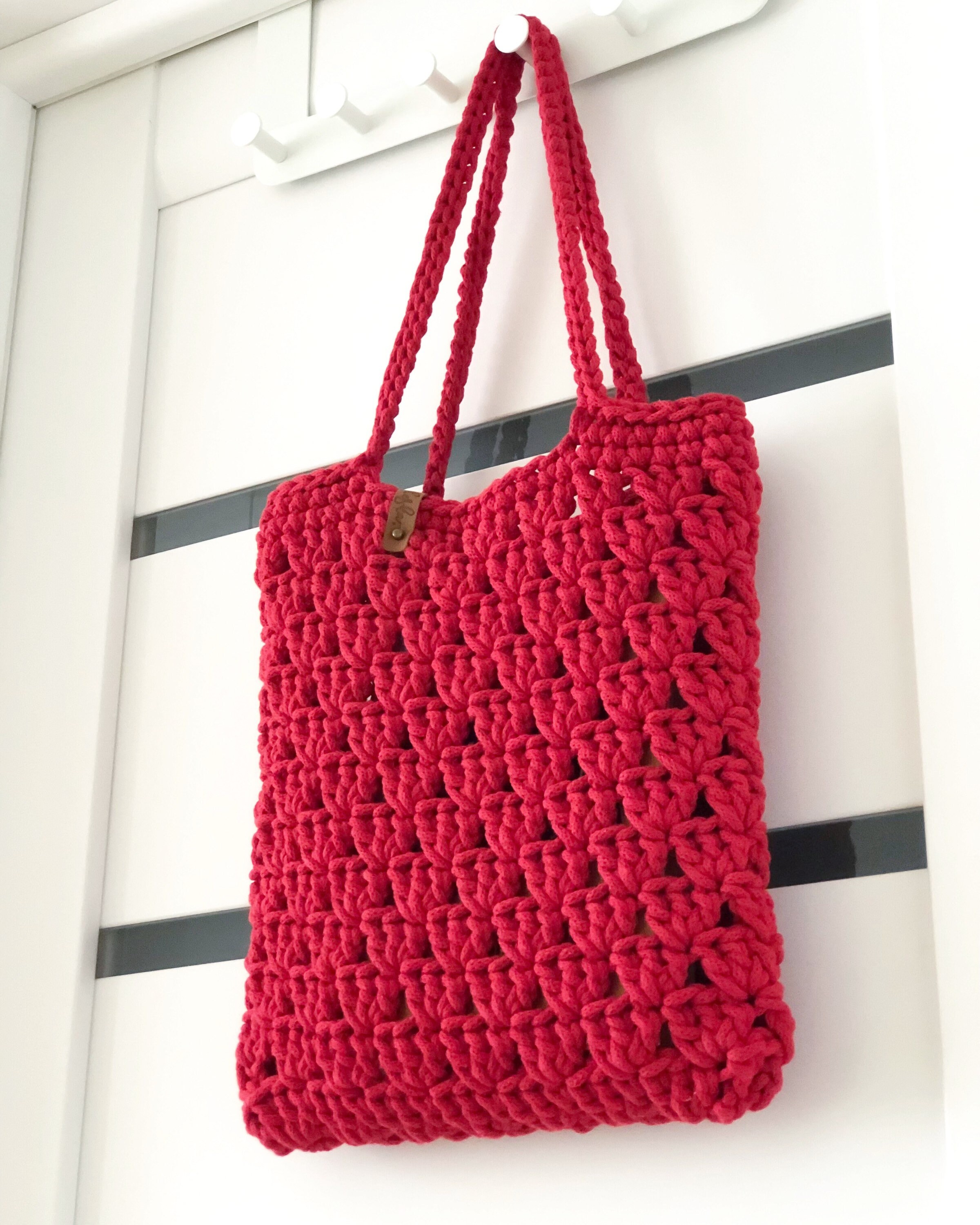 Red - Eco-Friendly Handmade Cotton Handbag for Women 32
