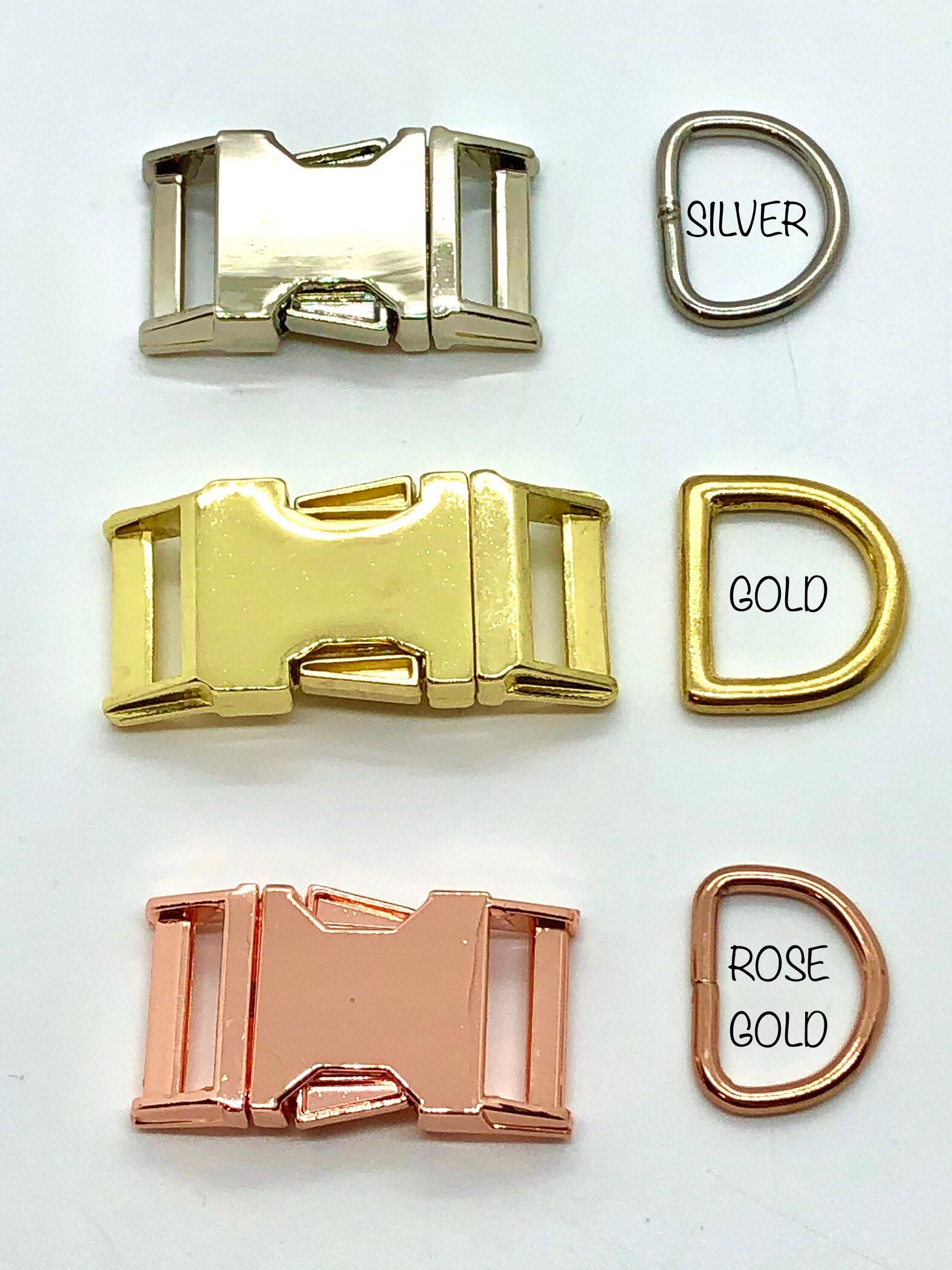 Rose gold dog collar hardware wholesale cheap