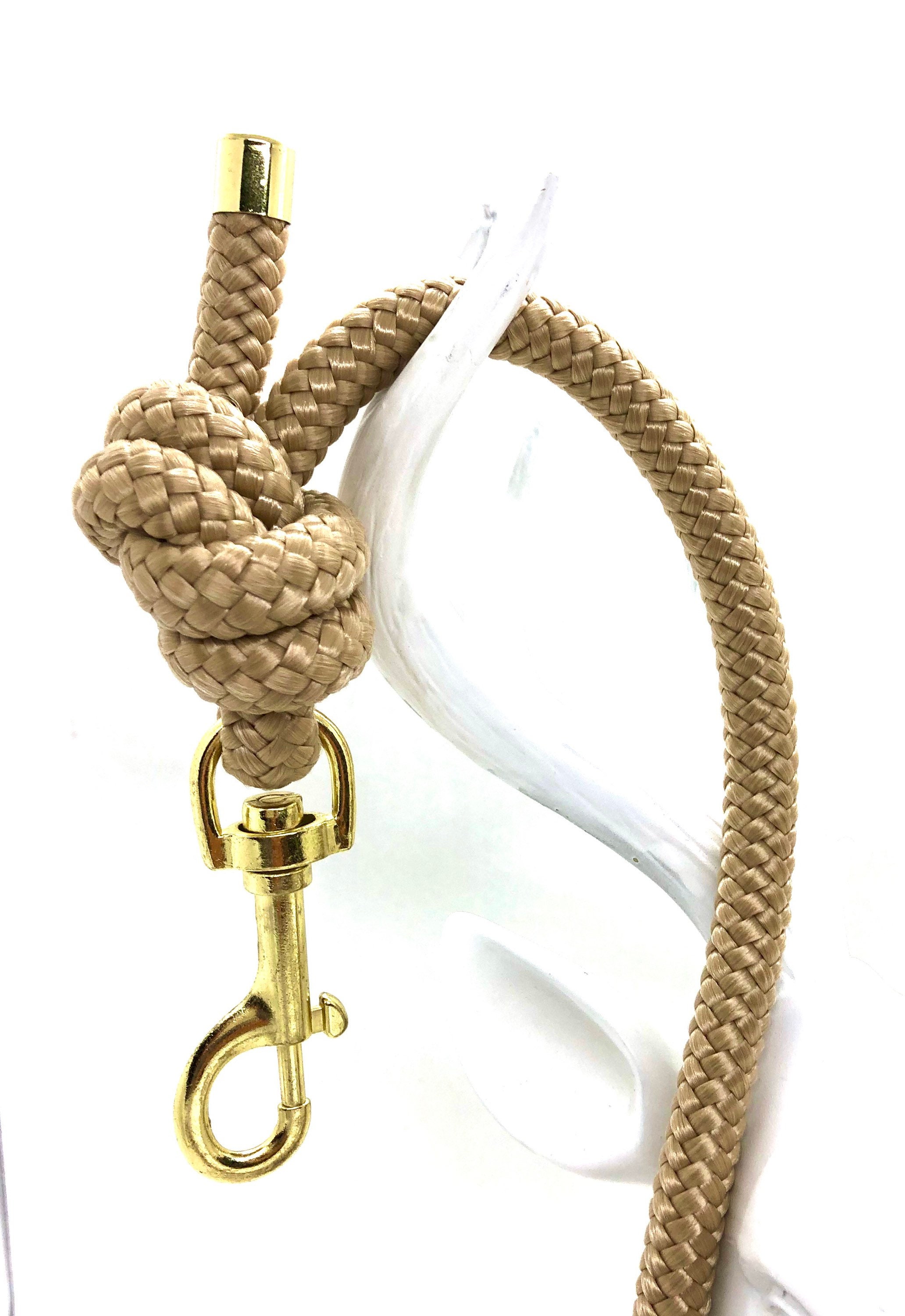 Light Brown 4ft PPM Rope Dog Lead Leash strong Silver Gold Etsy