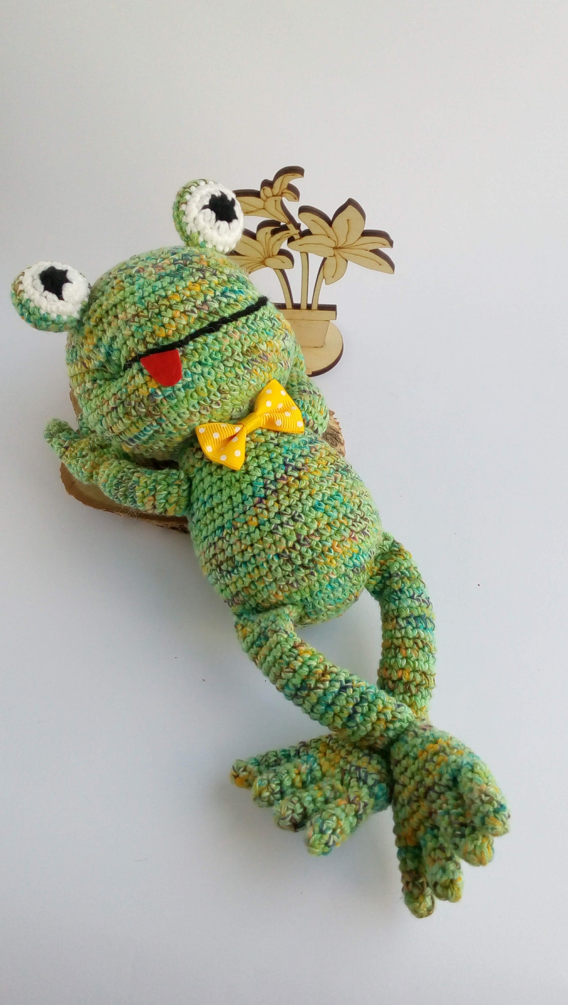 Amigurumi Cute Frog Crochet Frog Toy Knitted Doll for Girl | Etsy