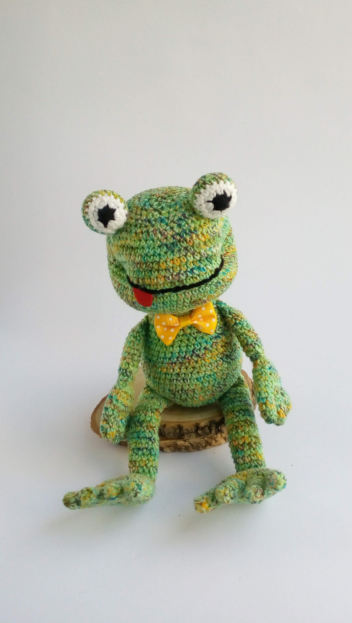 Amigurumi Cute Frog Crochet Frog Toy Knitted Doll for Girl | Etsy