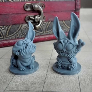 Young Wererabbits - Shapechanger - Roleplaying Games - Dungeons and Dragons - Pathfinder - Lord of the Ring - Figurine - Miniature - RPG