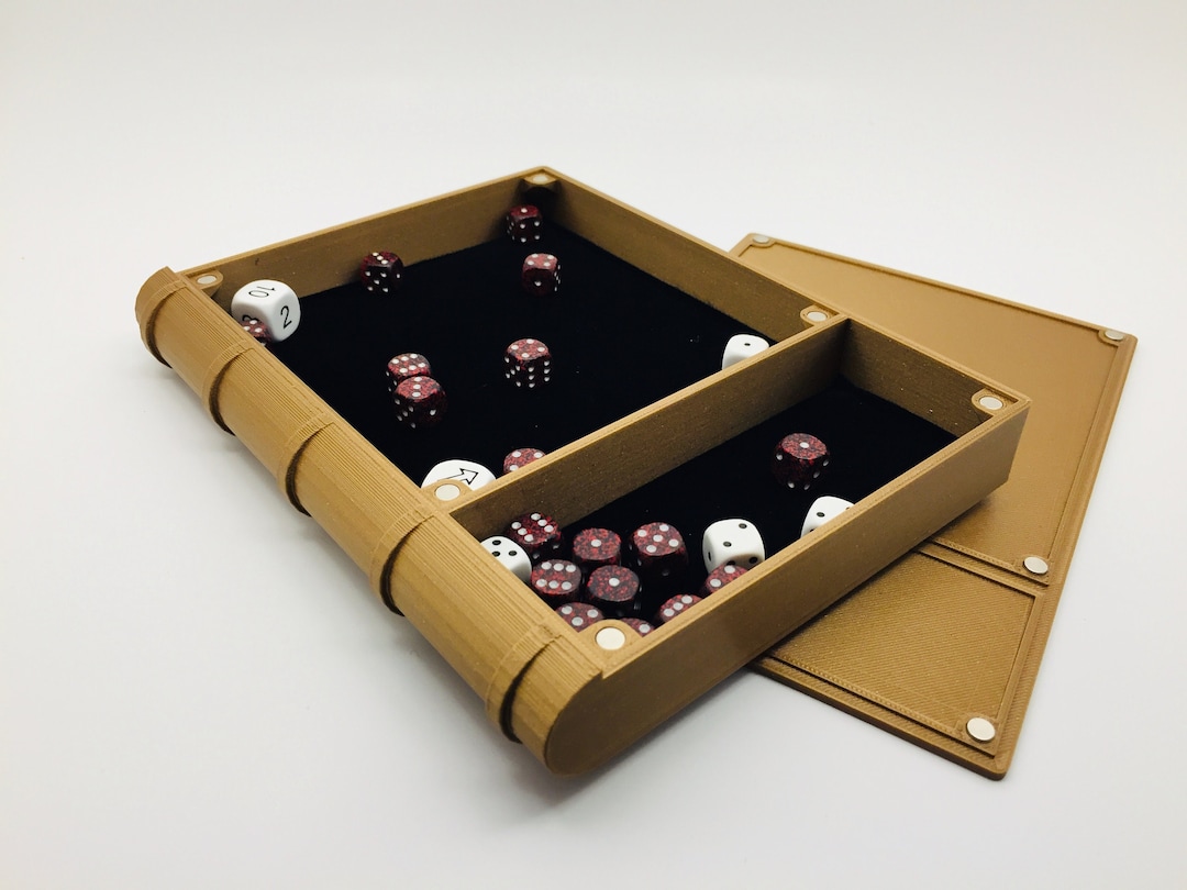 Dice Tray Box With Cover Dungeons and Dragons Etsy