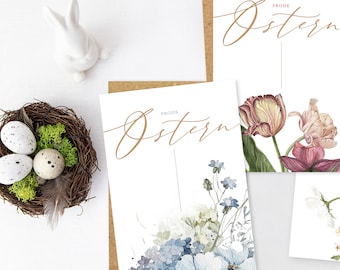 3er Set Oster-Postkarten