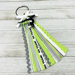 Gymnastics bag tassel, Custom name backpack charm for athletes, Personalized team gifts, sports keychain accessory, meet favor image 12