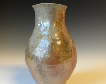 Sale - Ceramic Squared vase wood fired - 6 1/2H x 4W