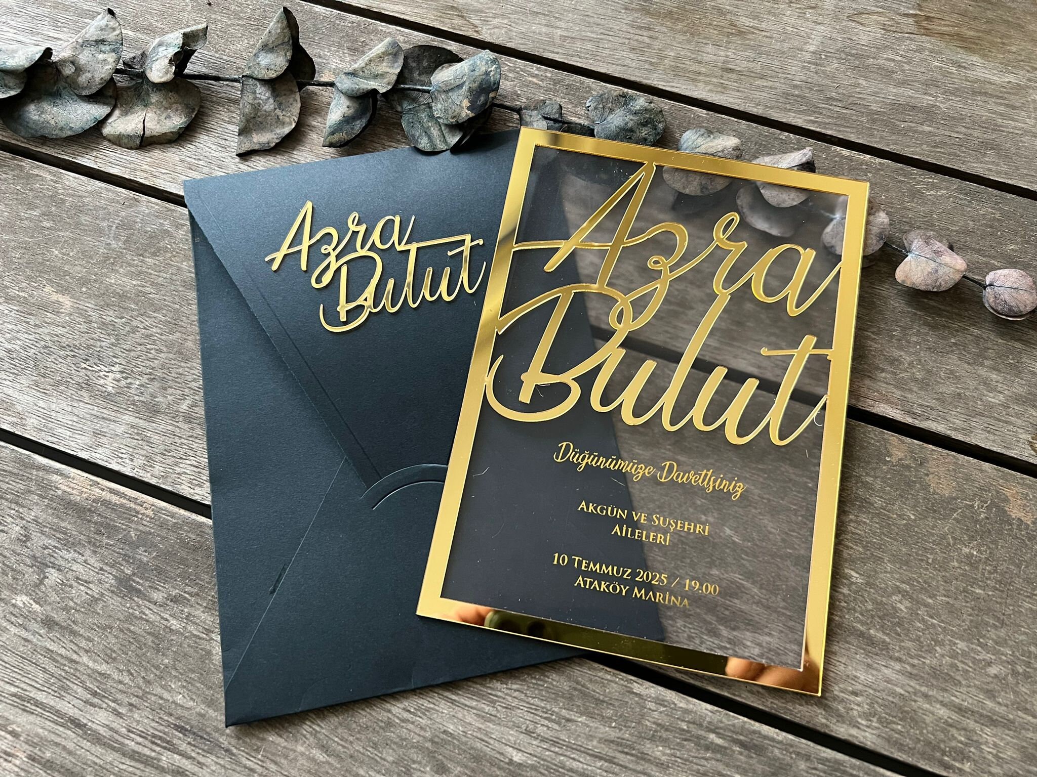Translucent Paper Invitation Framed Transparent Invitation - Etsy