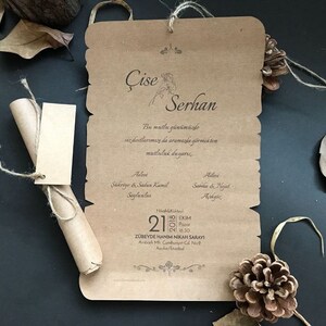 Old Style Decree Invitation