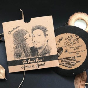 Hochzeitseinladung mit Foto aufnehmen