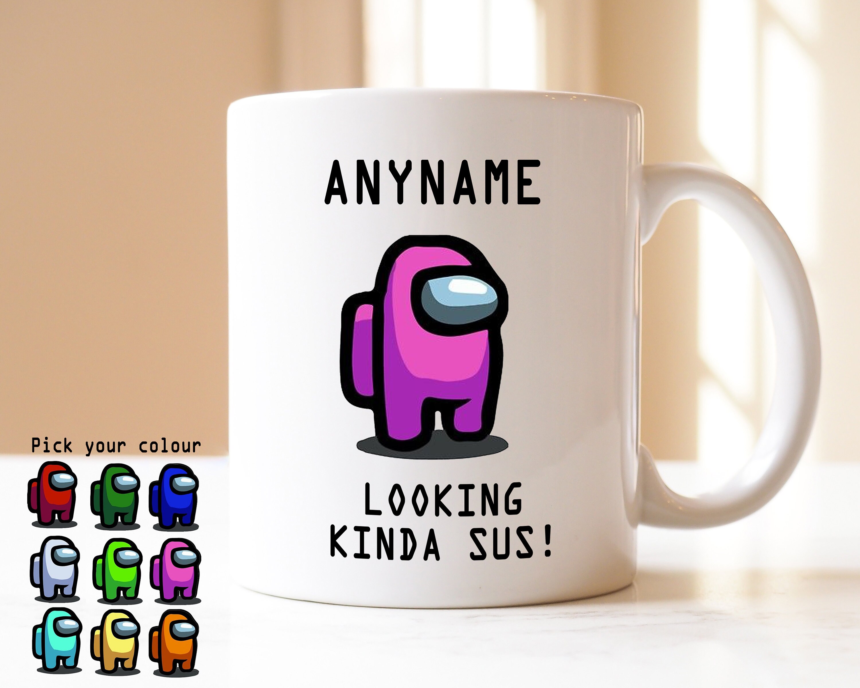 Among Us Among Us Gift Among Us Mug Birthday Teen Etsy UK