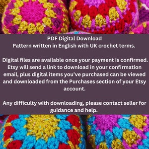 Crochet Bauble Pattern and Chain Garland Pattern PDF digital download Christmas Crochet Pattern Written in English with UK crochet terms image 9