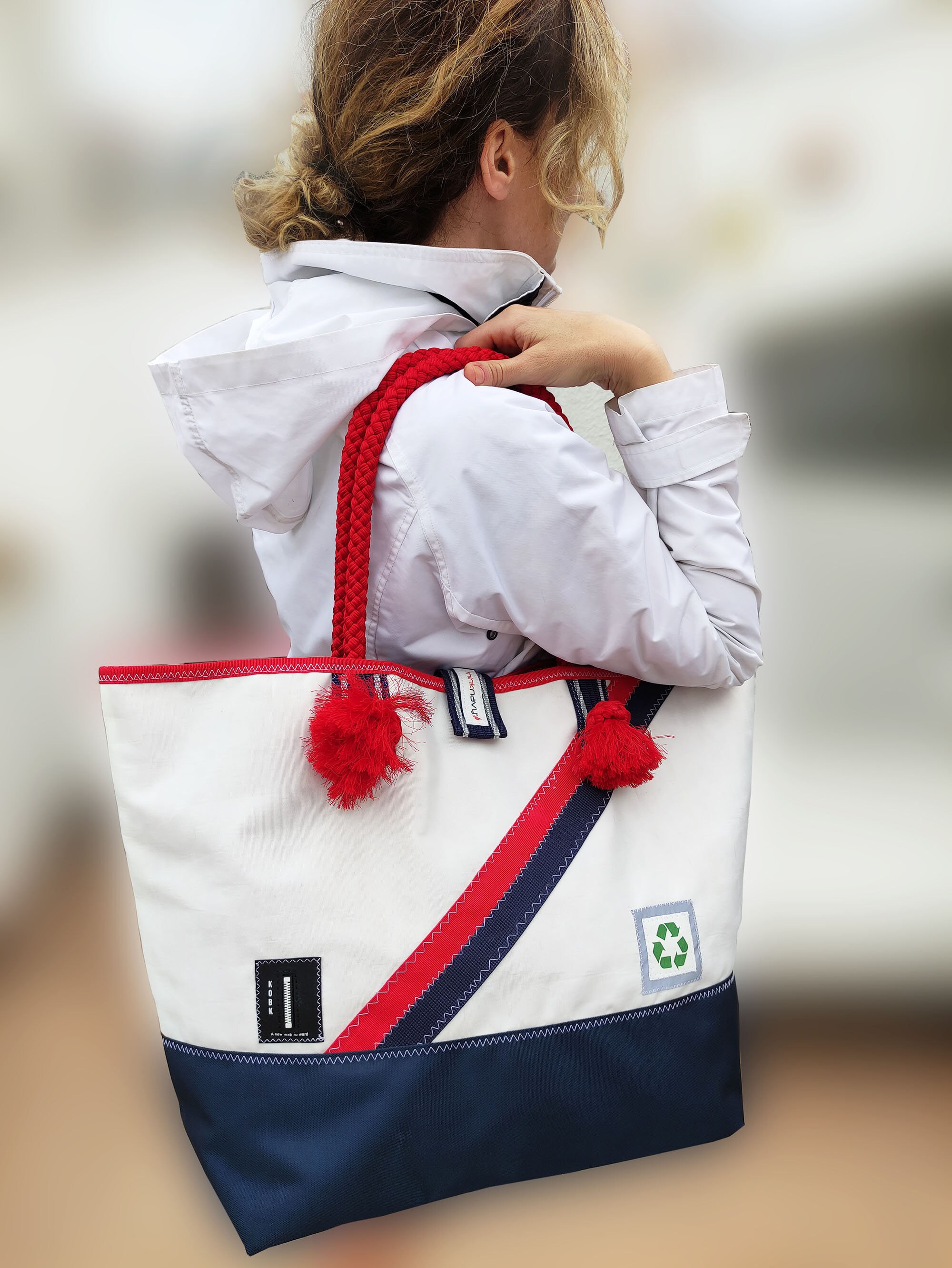 Sailcloth tote bags Clearance