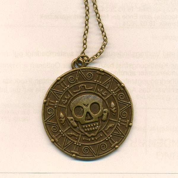 Pirate coin pendant