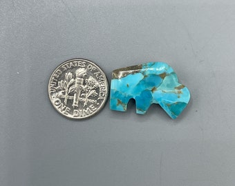 Kingman Turquoise Cabochon Buffalo