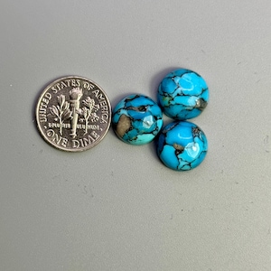 Kingman Türkis 12 mm Runden