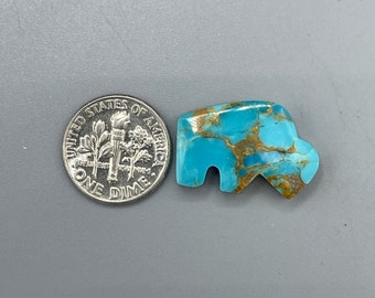 Kingman Turquoise Cabochon Buffalo