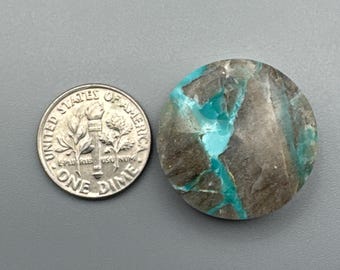 Natural carico Lake Ribbon Turquoise Cabochon