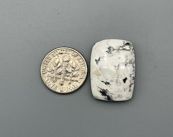 White Buffalo Turquoise Cabochon