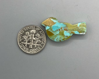 Kingman Turquoise Cabochon Bird