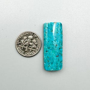Kingman Turquoise Cabochon Bar