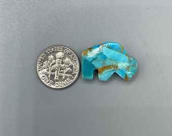 Kingman Turquoise Cabochon Buffalo