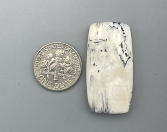 White Buffalo Turquoise Cabochon