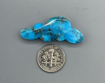 Kingman Turquoise Composite Cloud Cabochon