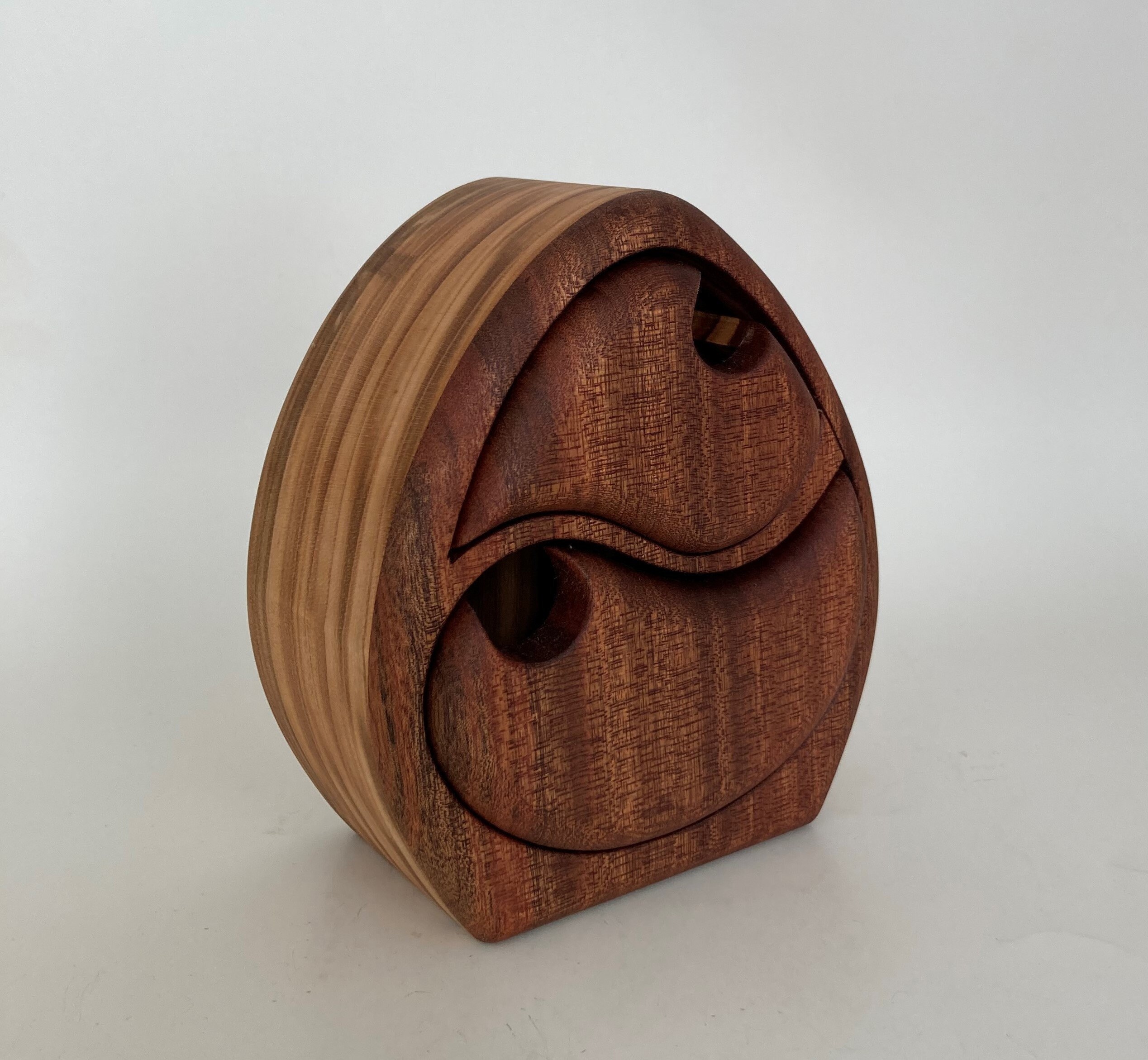 Wooden Jewelry Box eggy Made of Solid Wood for Etsy