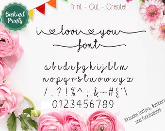 I love glitter Font - Fonts Digital font Swirly Font Script Font Digital download swash font Handwritten font calligraphy font wedding font