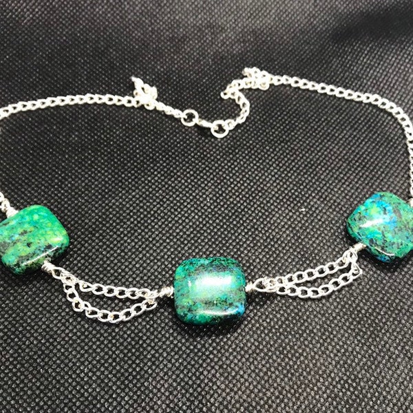 Collier Chrysocolle moderne