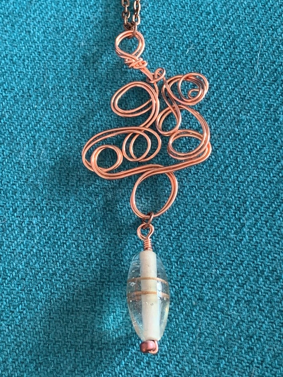 Etsy copper necklace sale